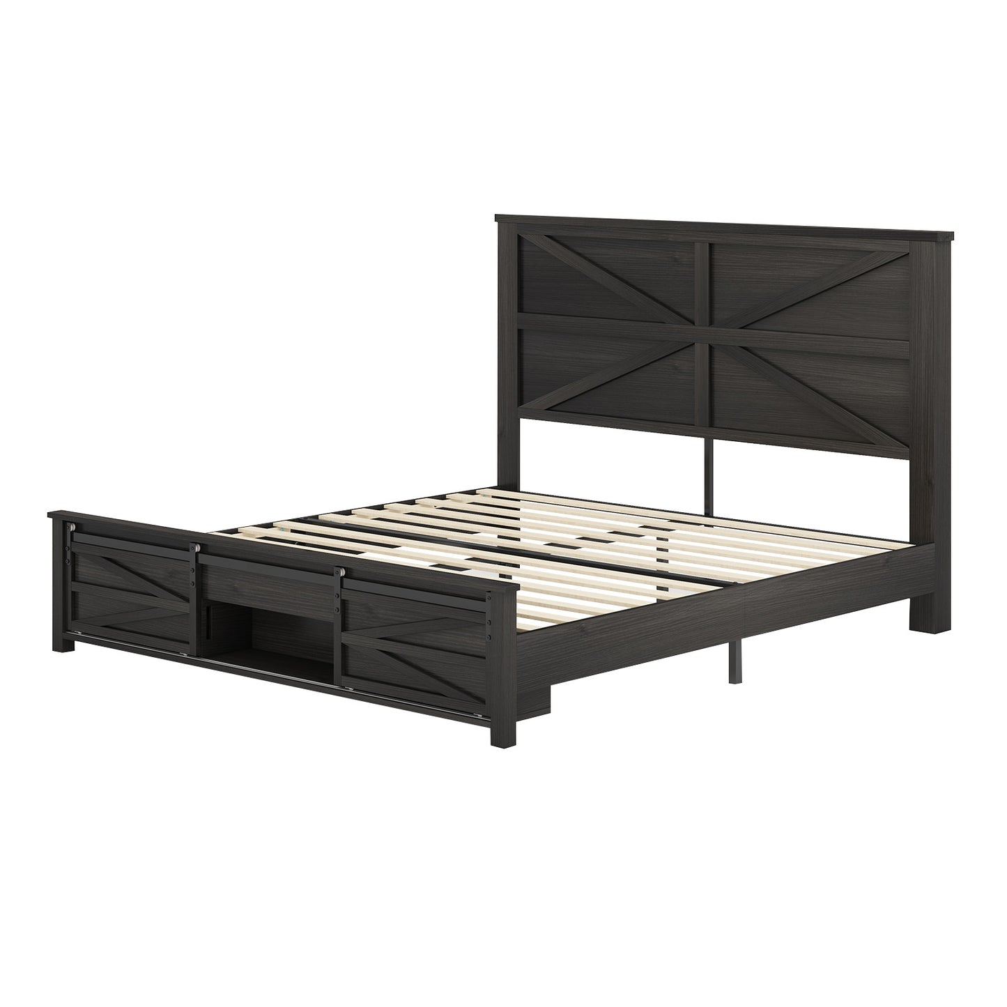 Barrow Bed Frame - Full / Black