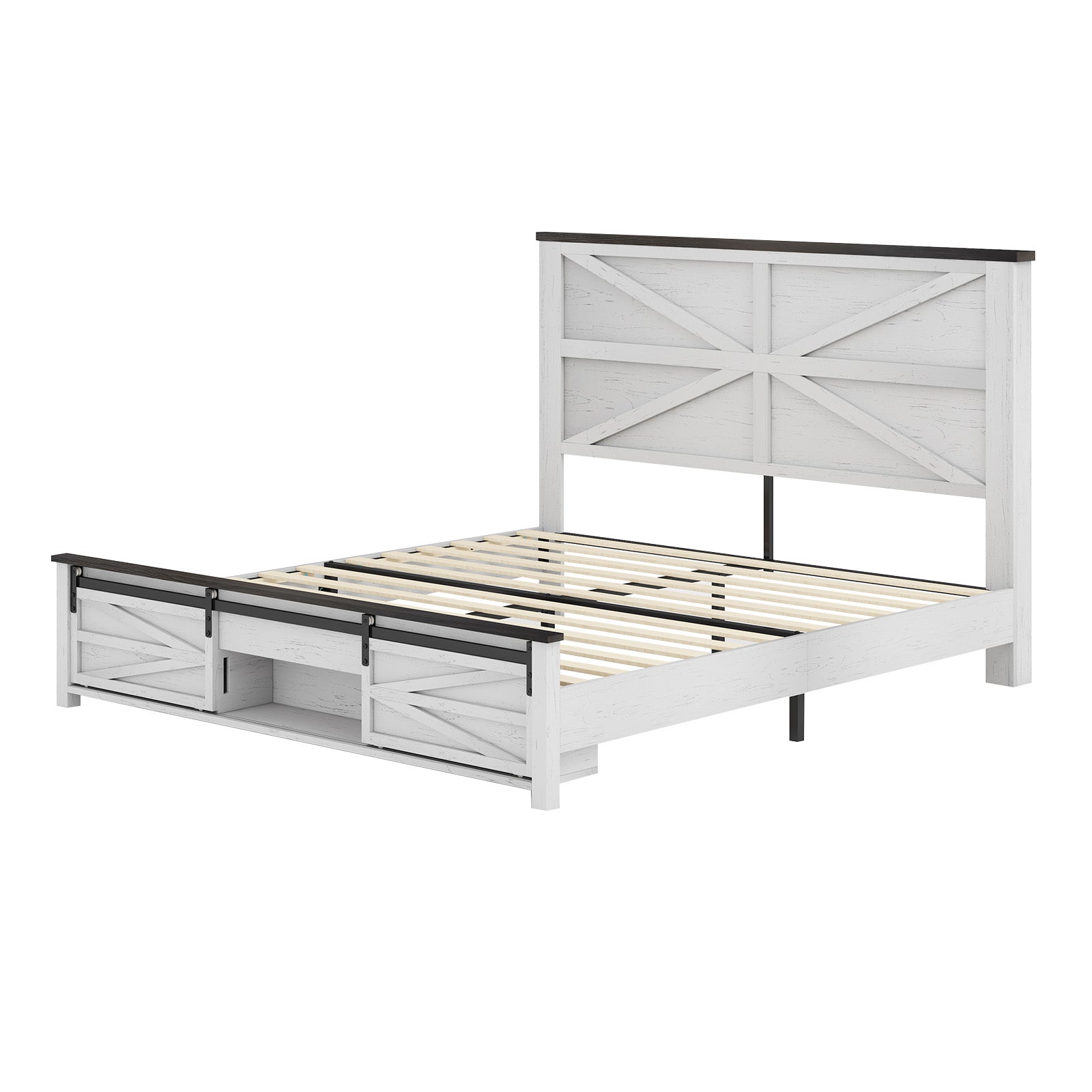 Barrow Bed Frame - Full / White