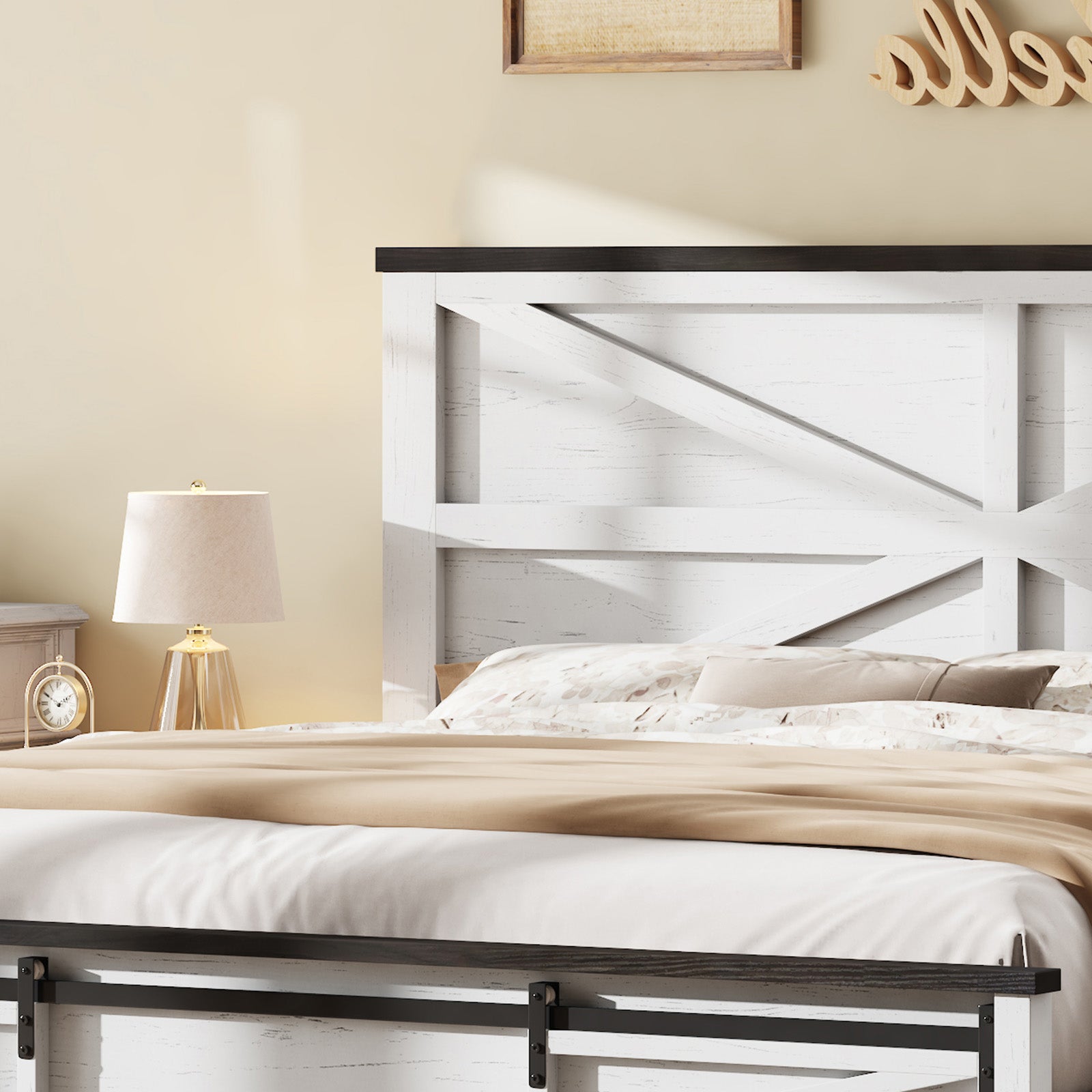 Barrow Bed Frame - Full / White