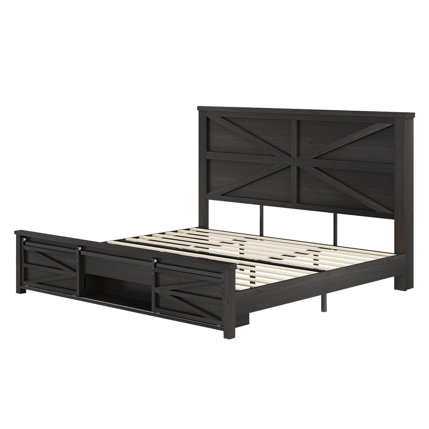 Barrow Bed Frame - King / Black