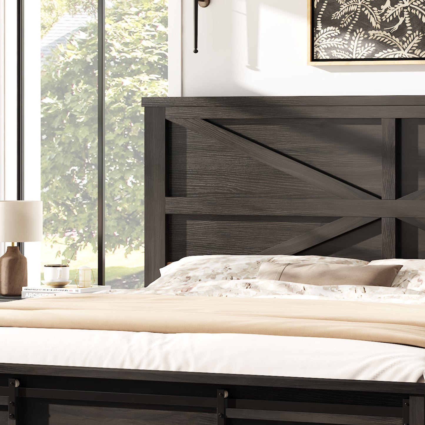 Barrow Bed Frame - King / Black