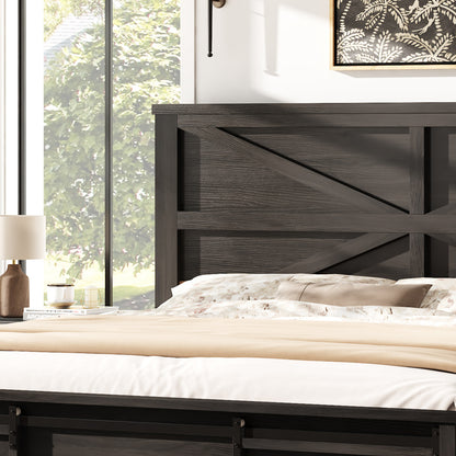 Barrow Bed Frame - King / Black