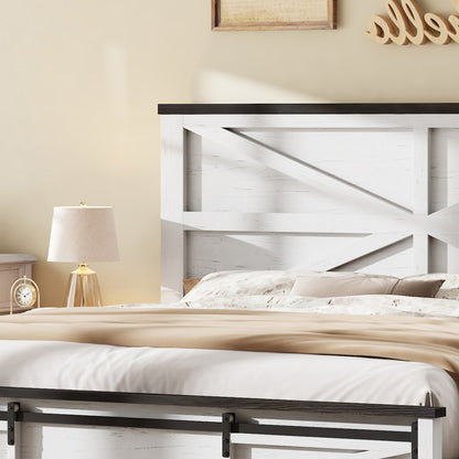 Barrow Bed Frame - King / White