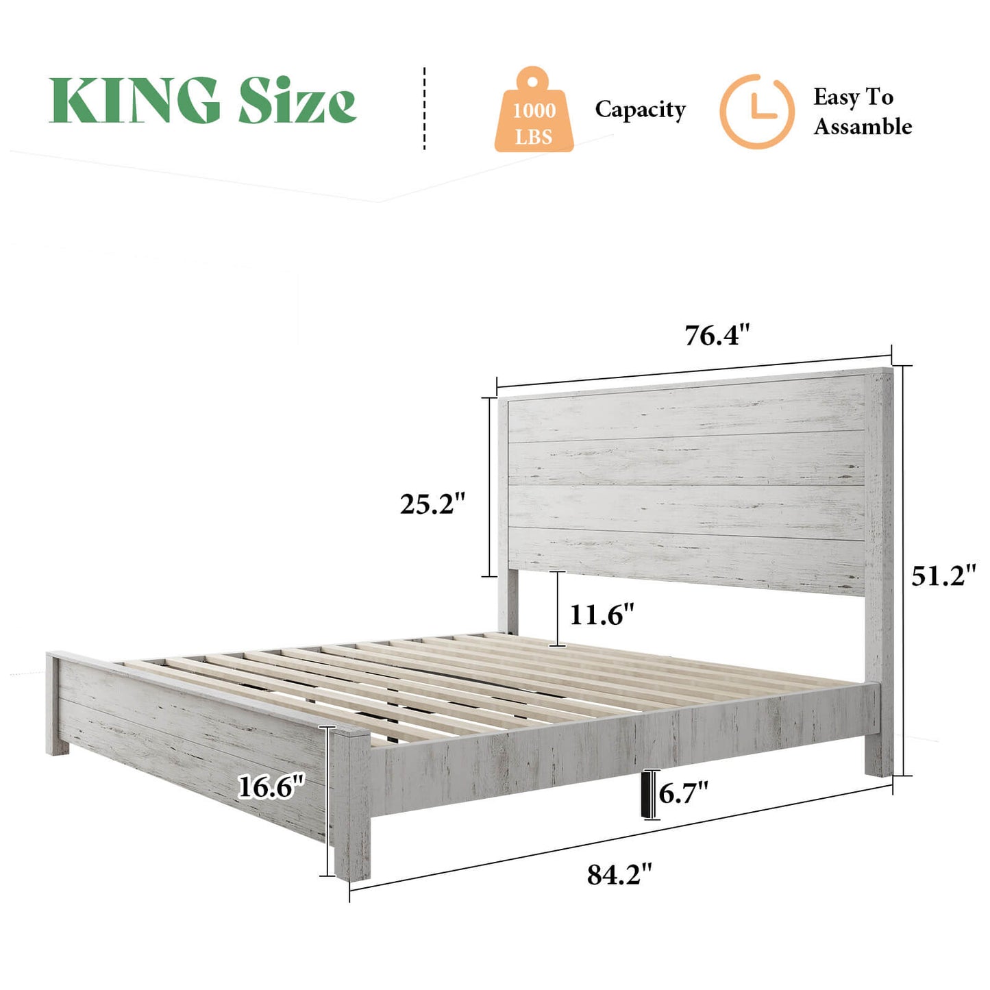 BSW011 Timber Rustic White