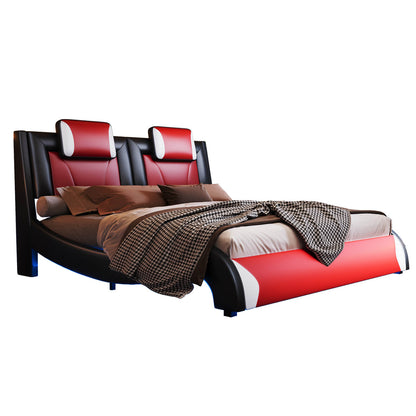 Dominic Racing-Car Bed Frame - BUB023-F-Red - Amerlife