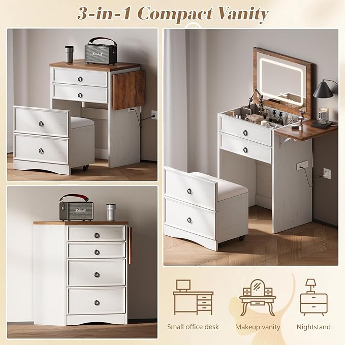 Eyre 3 in 1 Makeup Vanity
