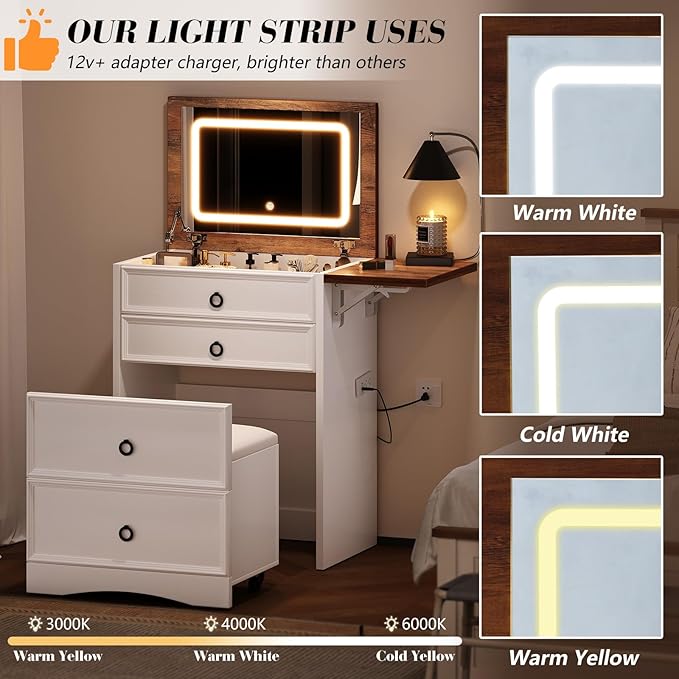 Eyre 3 in 1 Makeup Vanity