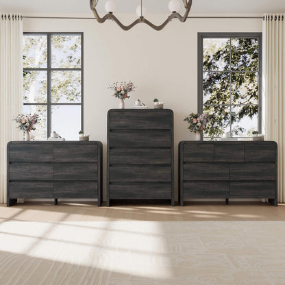 Garyon Modern Bedroom Furniture Set -5+6+7LightOak