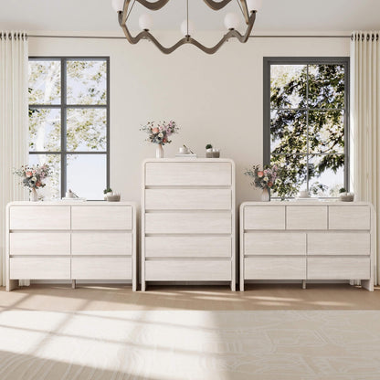 Garyon Modern Bedroom Furniture Set -5+6+7White