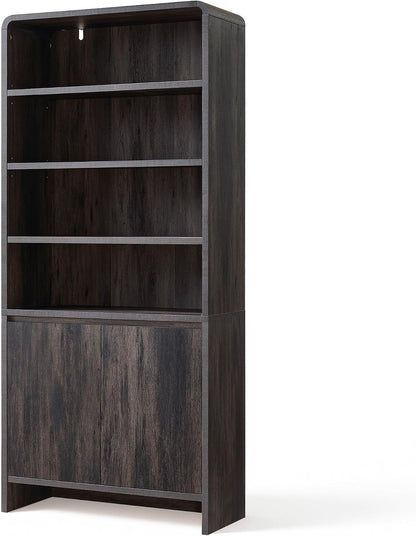 Arcova 71" Tall Bookshelf Amerlife Black