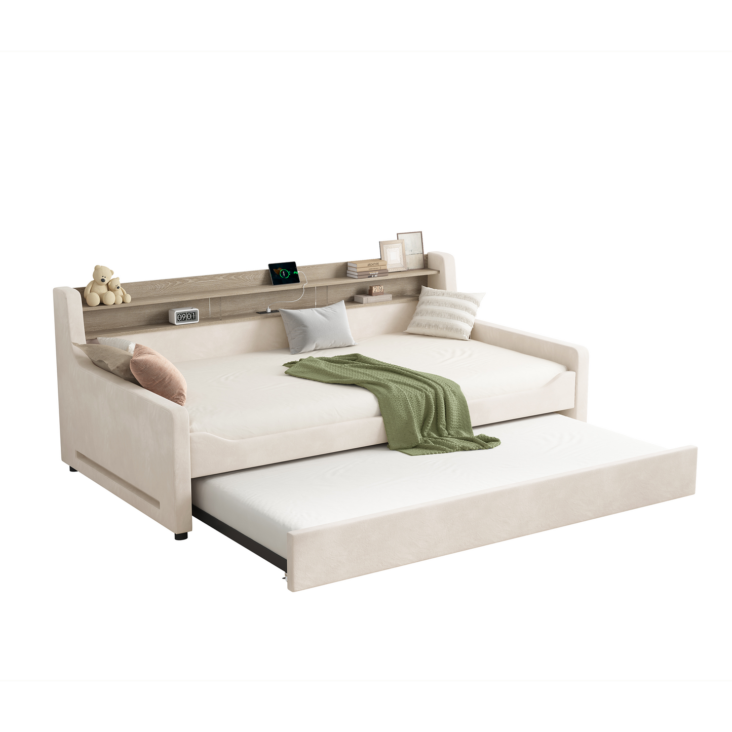 Bouff Bed Frame - Cream
