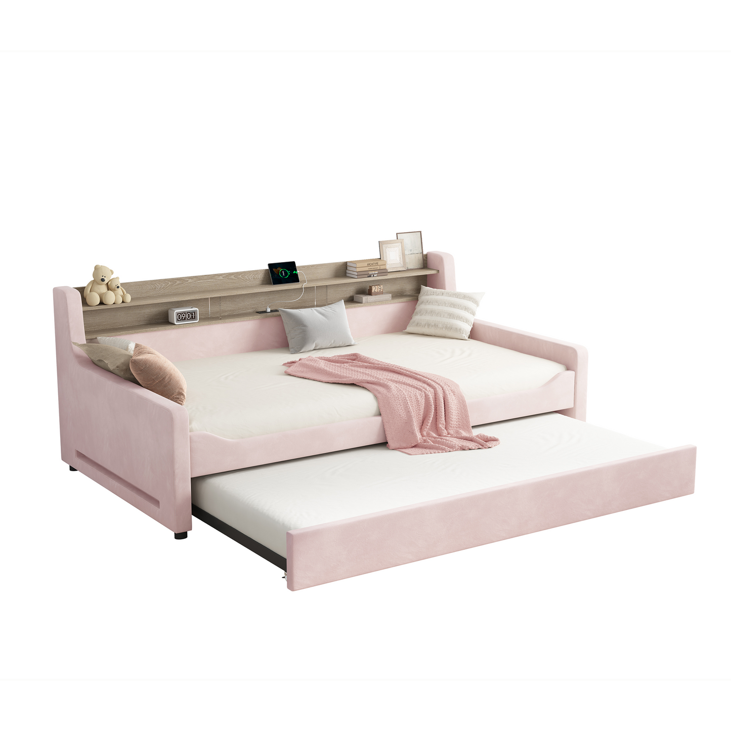 Bouff Bed Frame - Pink