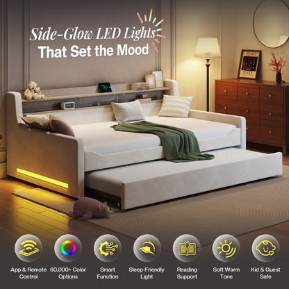 Bouff Bed Frame - Cream