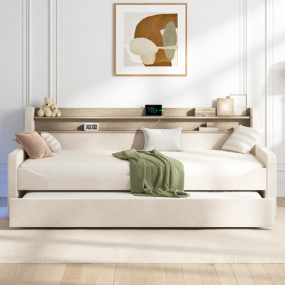 Bouff Bed Frame - Cream