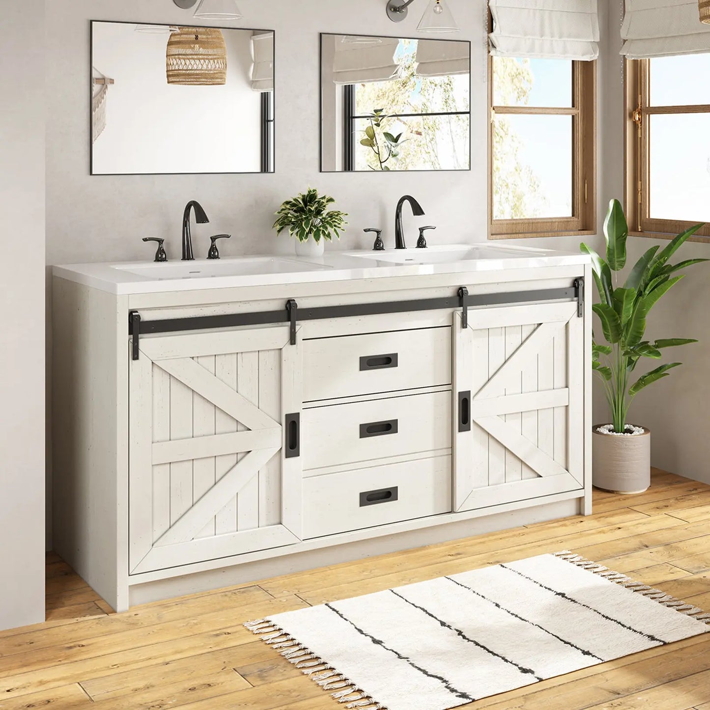 CBV009 Bathroom Vanity White