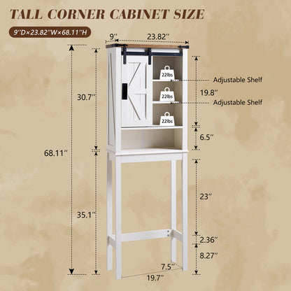 Bourbon CBV015 Rustic Oak & White