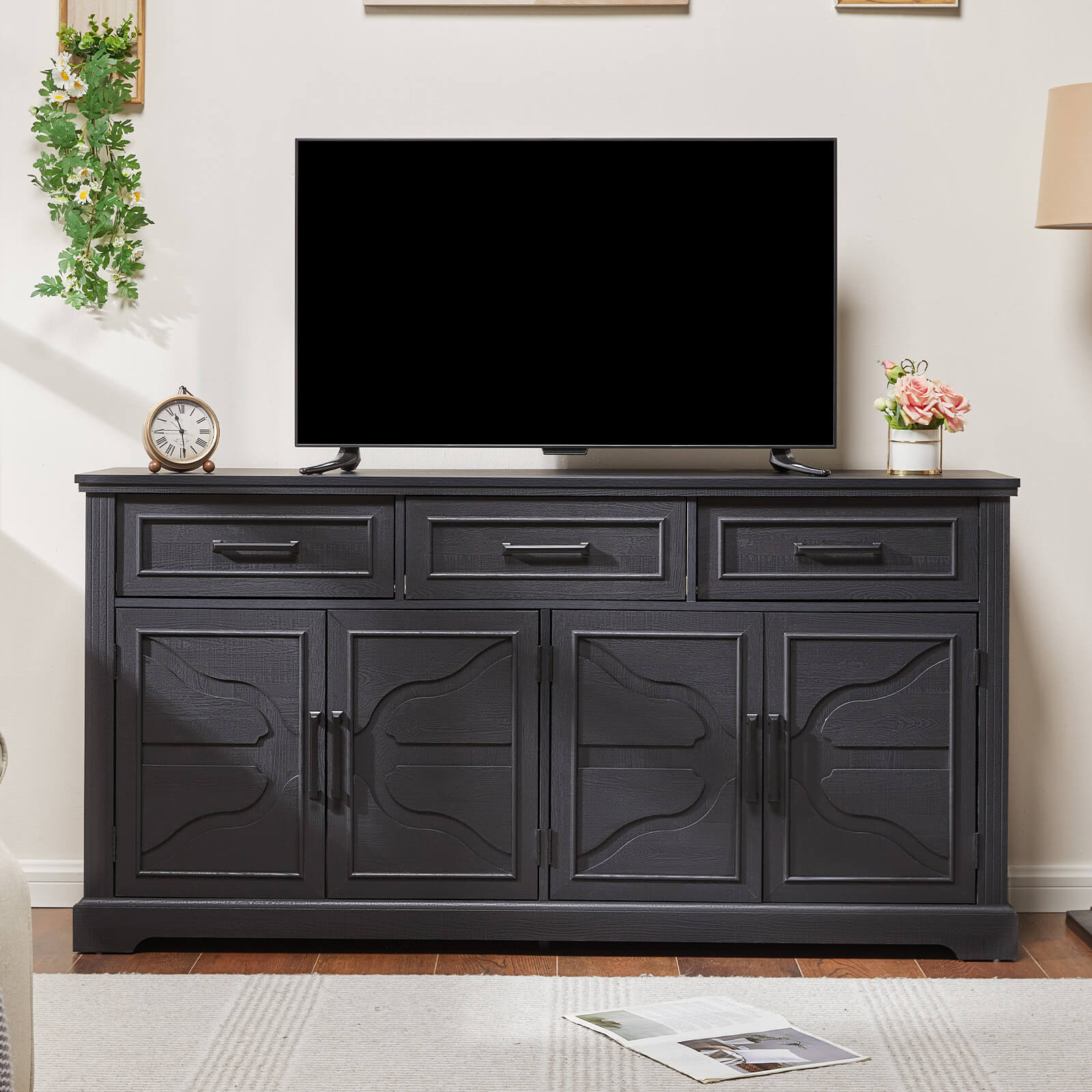 CBS102 Leicester Sideboard Black