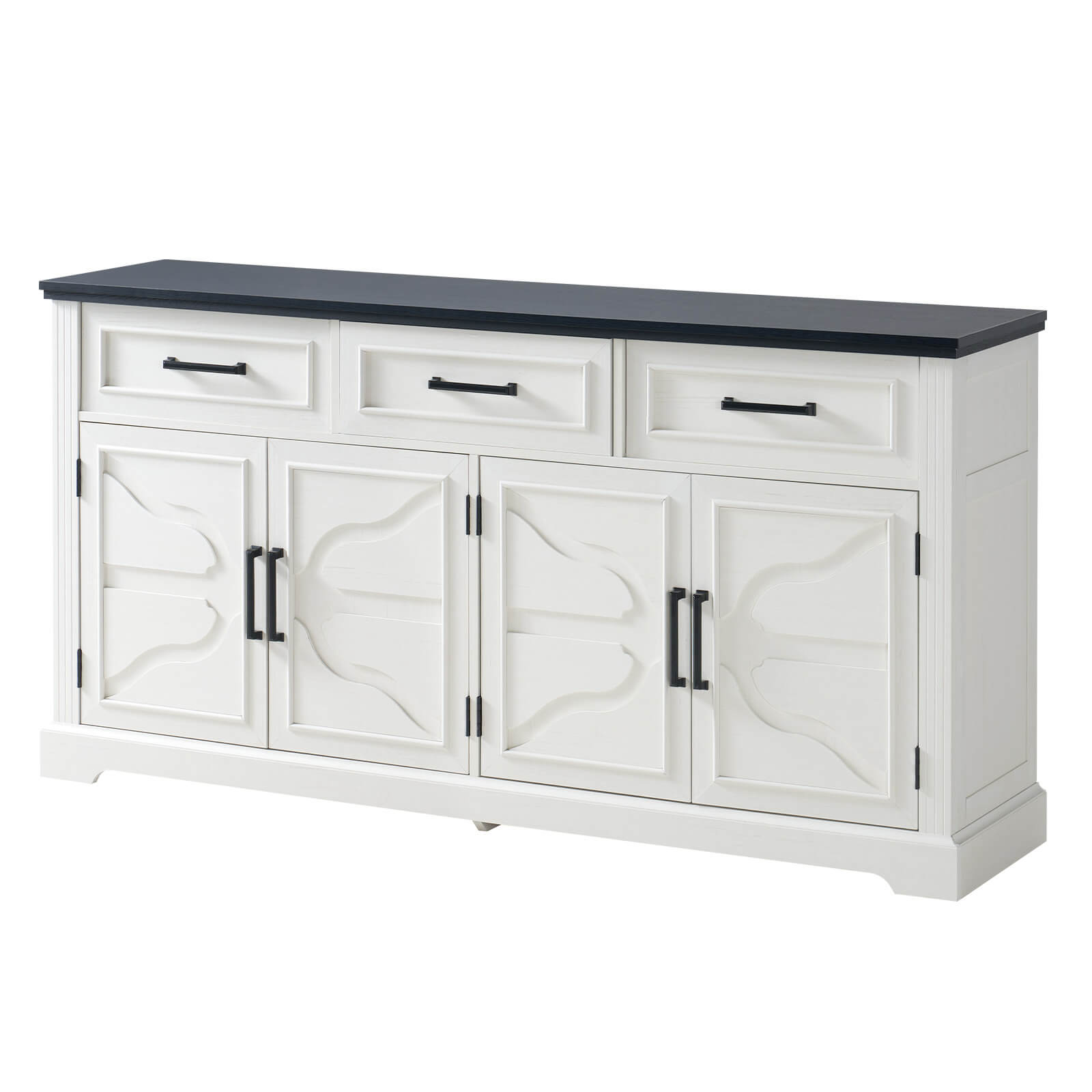 CBS102 Leicester Sideboard White