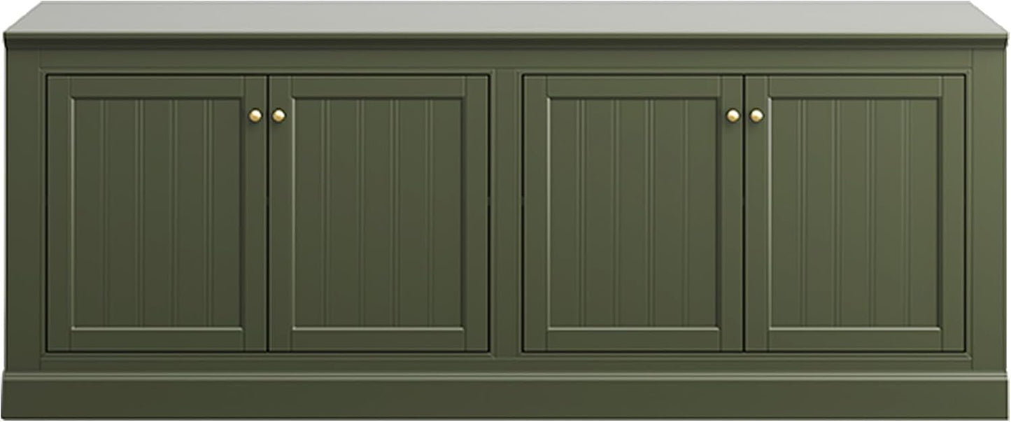 Averis 72" Sideboard Buffet Cabinet Amerlife Olive Green