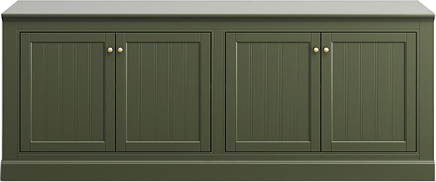 Averis 72" Sideboard Buffet Cabinet Amerlife Olive Green