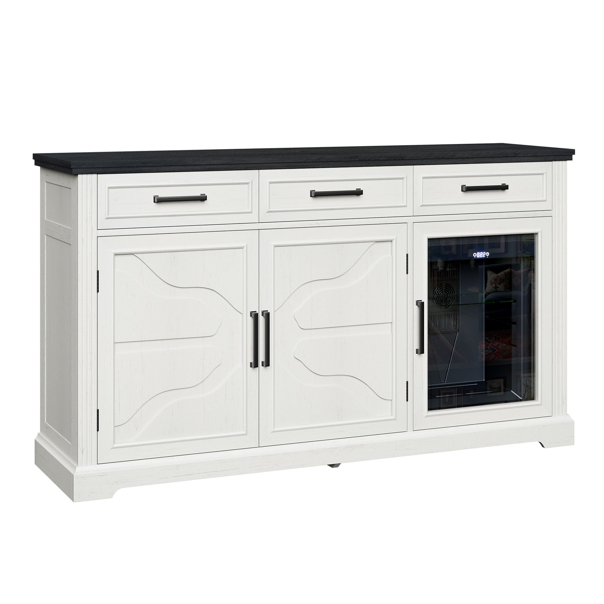 Frost Farmhouse Coffee Bar Cabinet