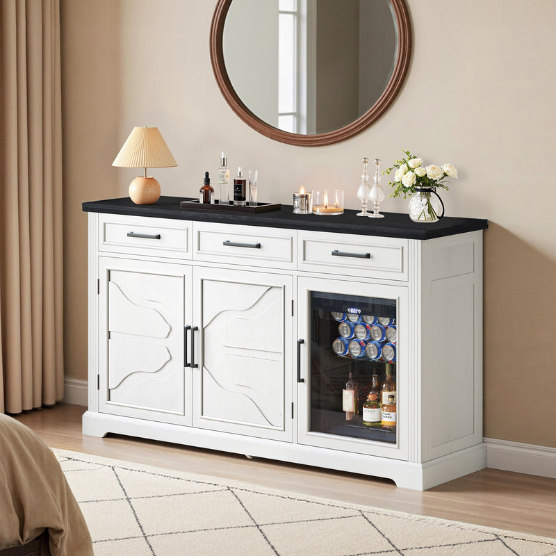Frost Farmhouse Coffee Bar Cabinet