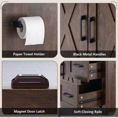 Calverton Rustic Brown 36”