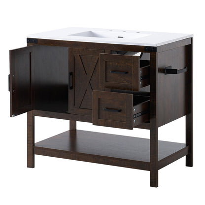 Calverton Rustic Brown 36”