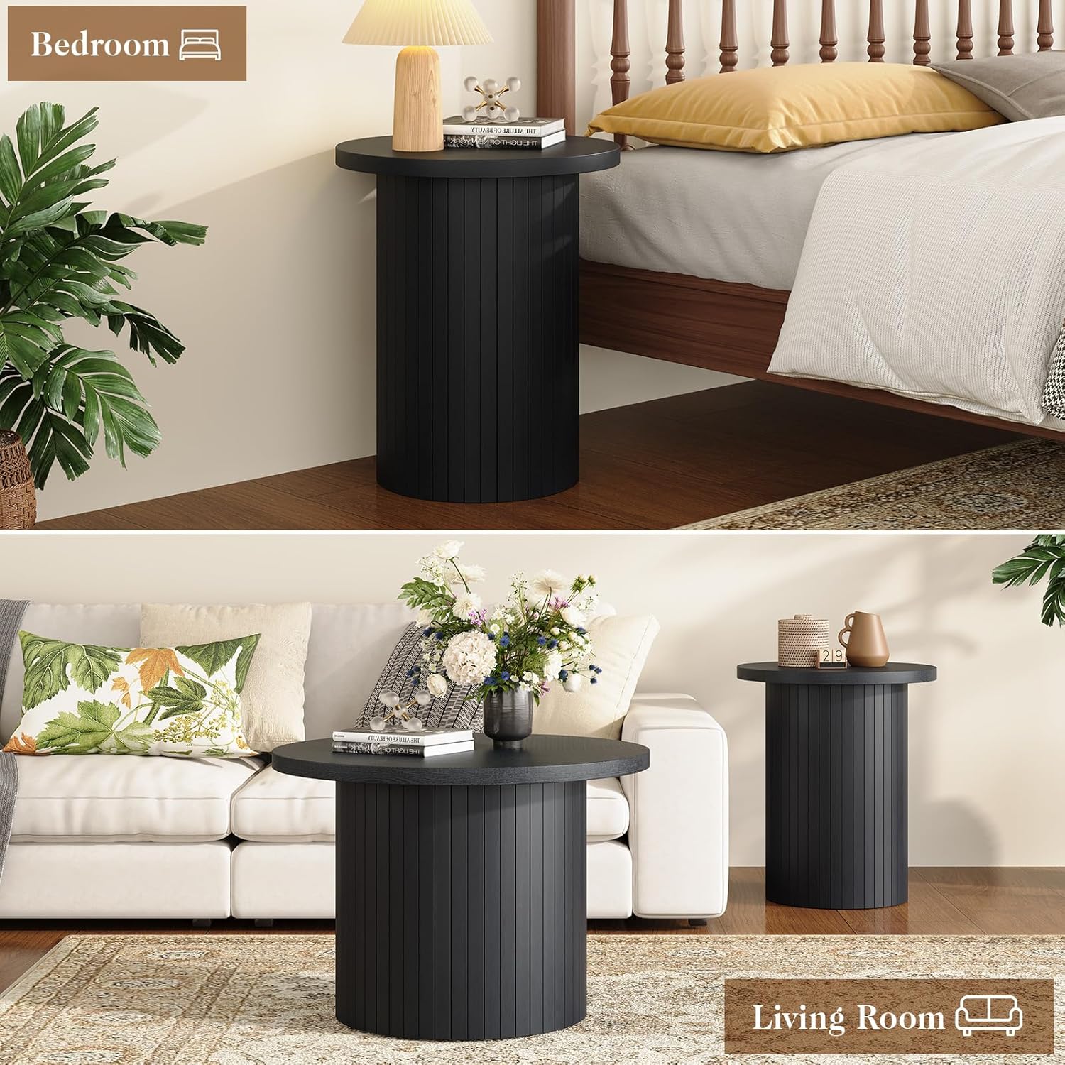 Briar Coffee-Table Textured Black
