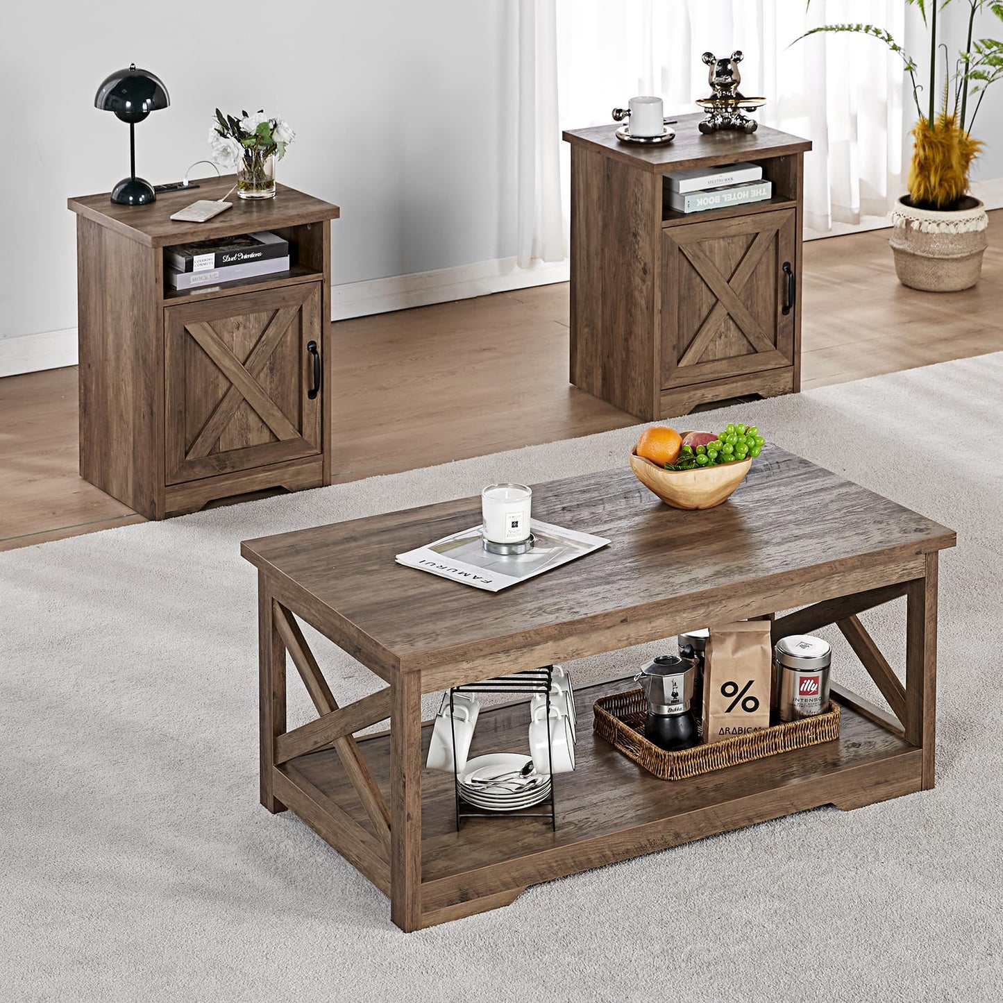 Renner Farmhouse 5-Piece Table Set