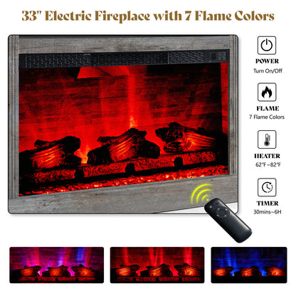 Everwood 97" Fireplace TV Stand