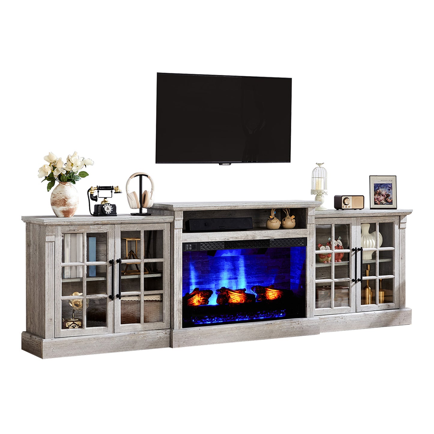 Everwood 97" Fireplace TV Stand