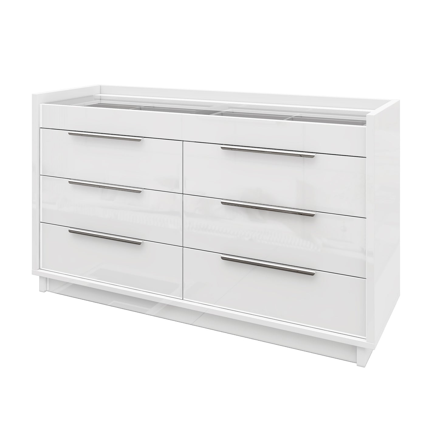 Kino 8-Drawers Dresser Amerlife White