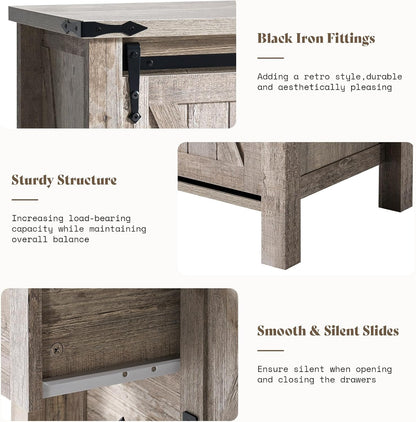 Marlowe 5-Drawer Dresser Light Rustic Oak