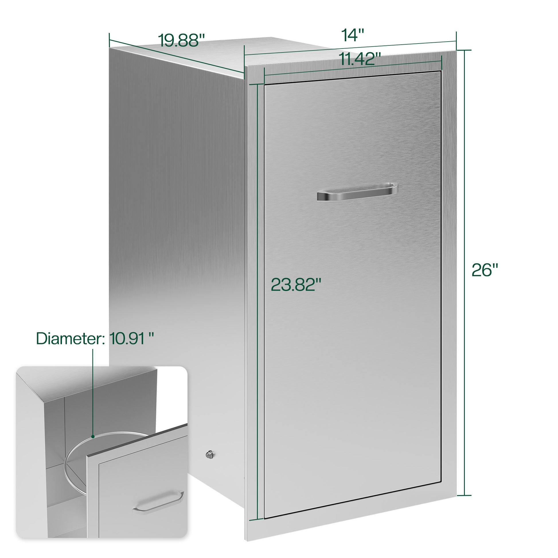 Outdoor Kitchen Access Drawers Amerlife