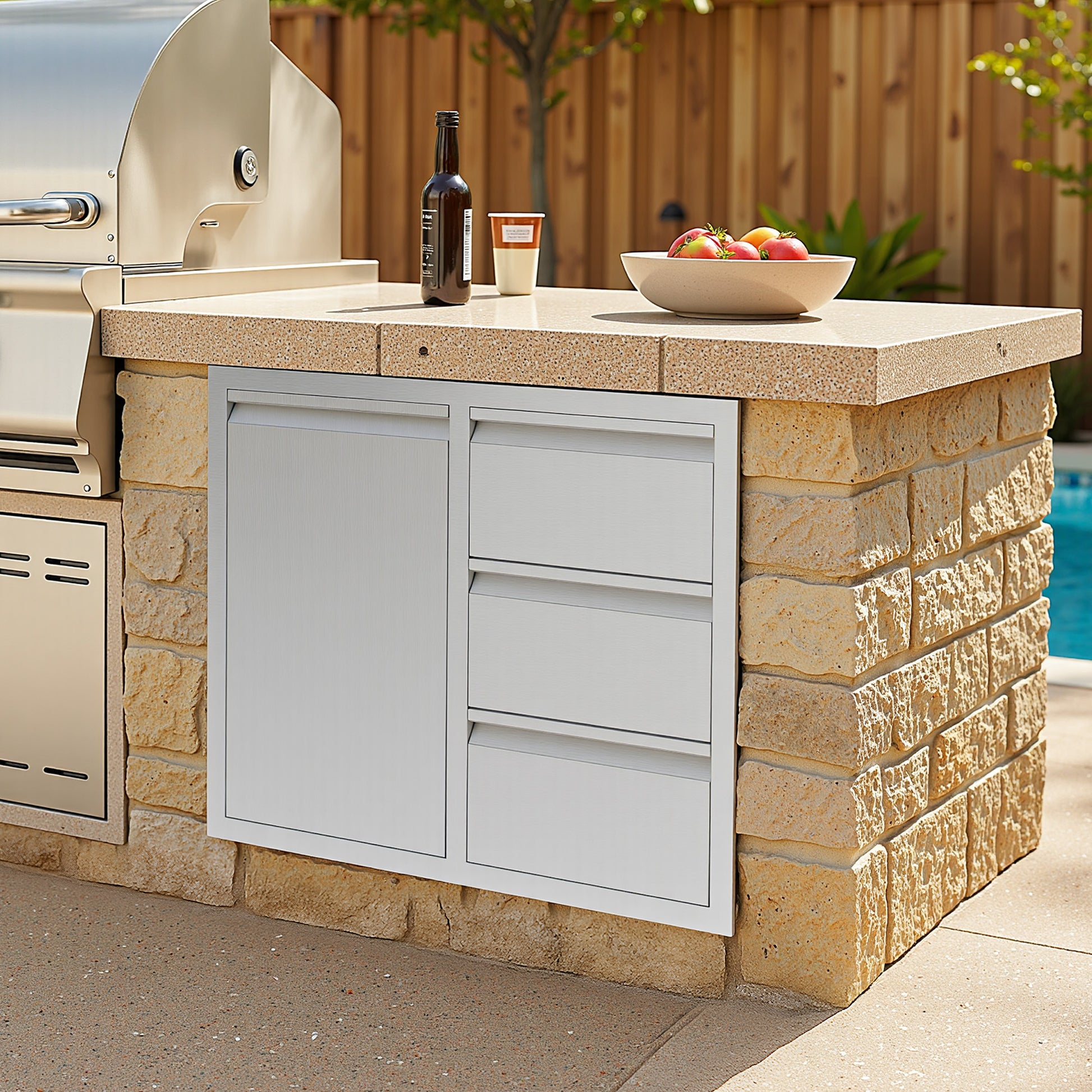 Outdoor Kitchen Access Drawers Amerlife