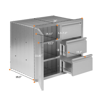 Outdoor Kitchen Access Drawers Amerlife