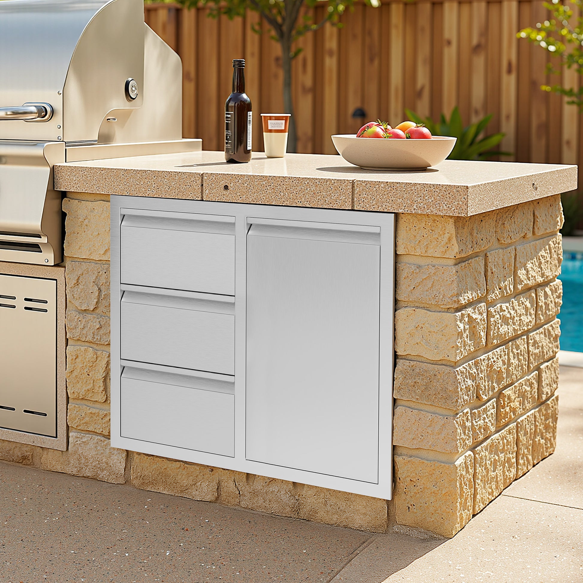 Outdoor Kitchen Access Drawers Amerlife