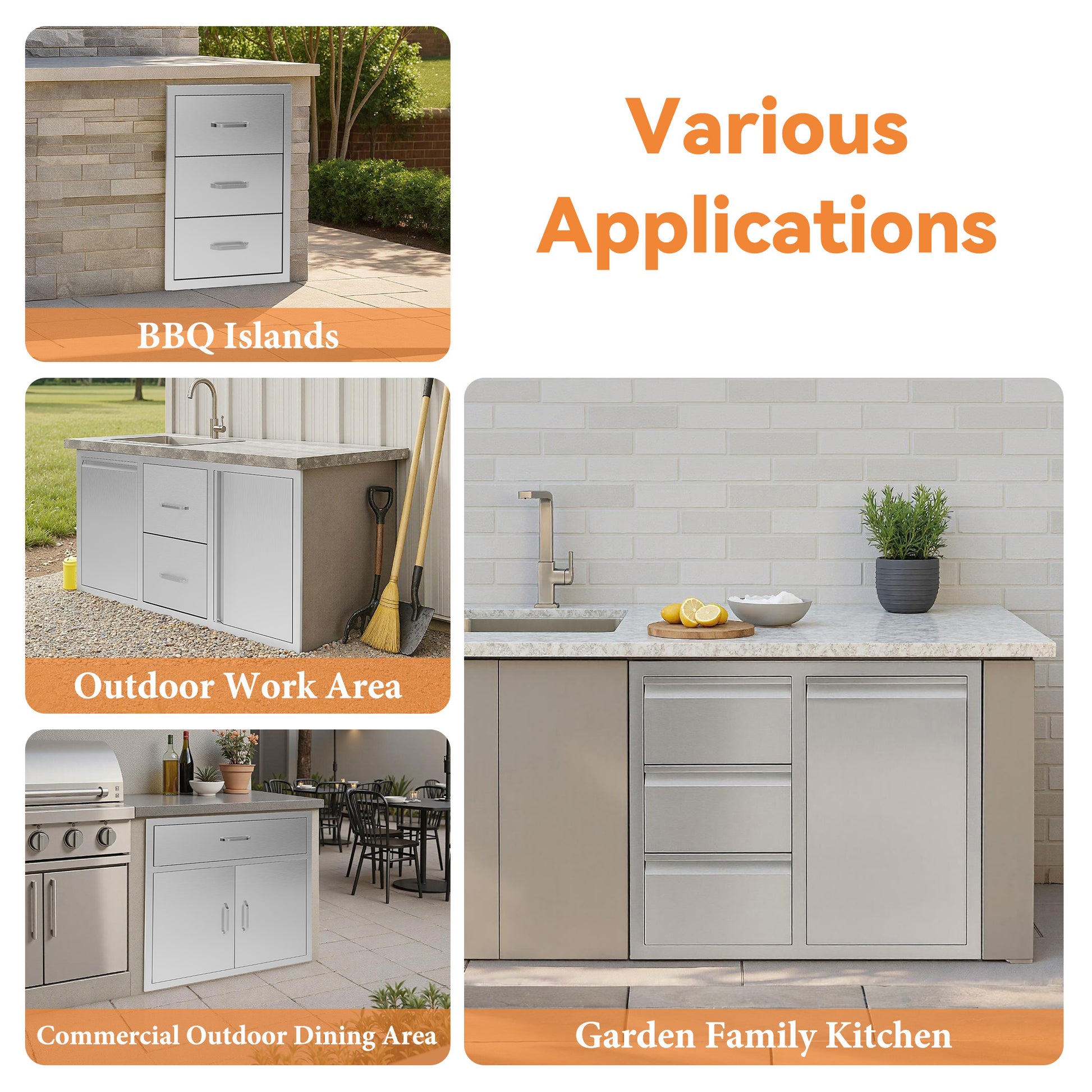 Outdoor Kitchen Access Drawers Amerlife
