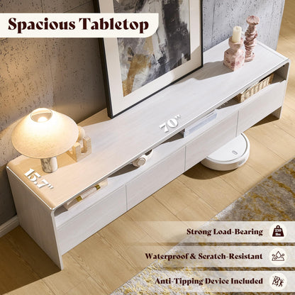 Contemporary Living Room Furniture Set Amerlife White