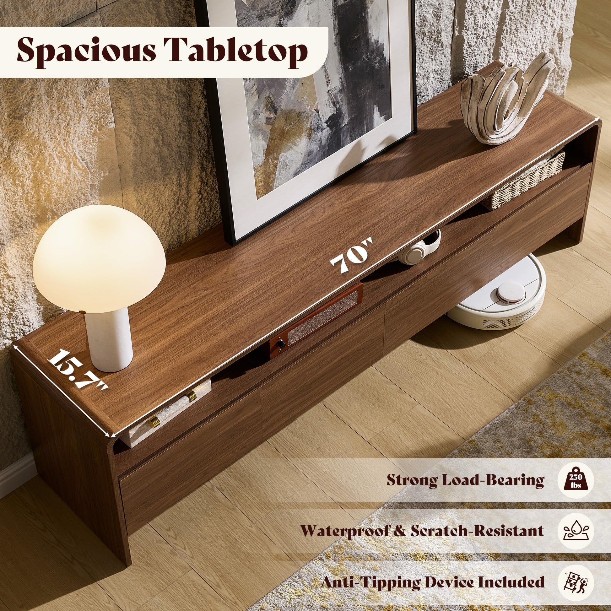 Contemporary Living Room Furniture Set Amerlife Brown