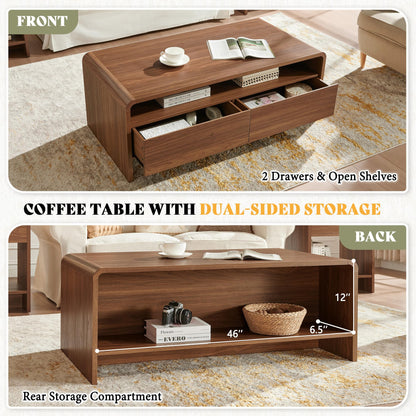 Contemporary Living Room Furniture Set Amerlife Brown