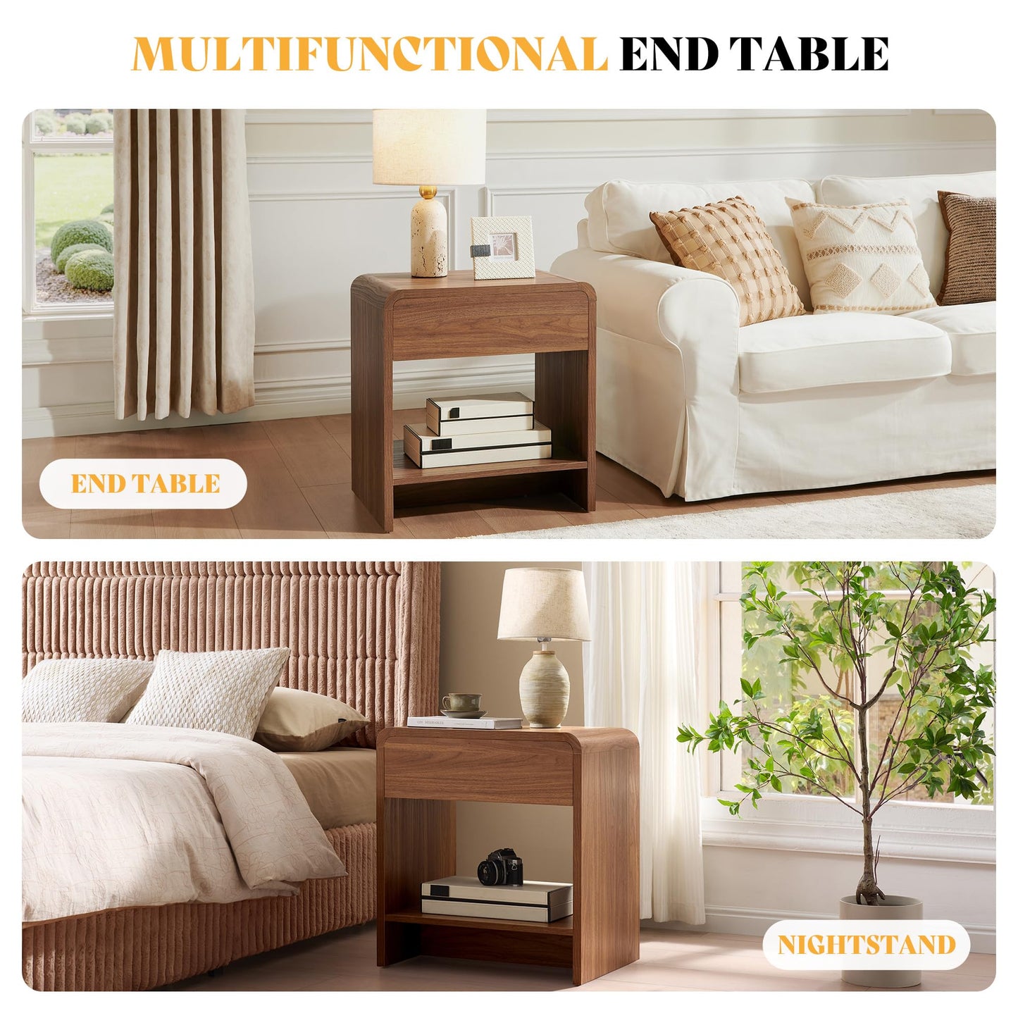 Contemporary Living Room Furniture Set Amerlife Brown