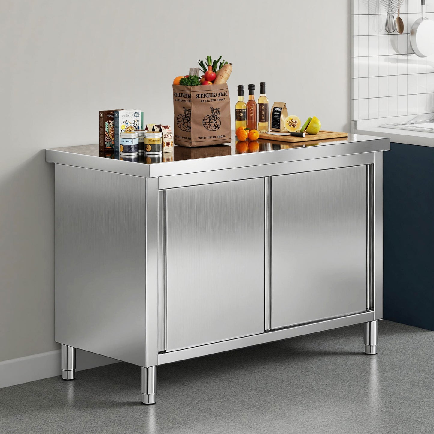 Stainless Steel Work Cabinet Amerlife 