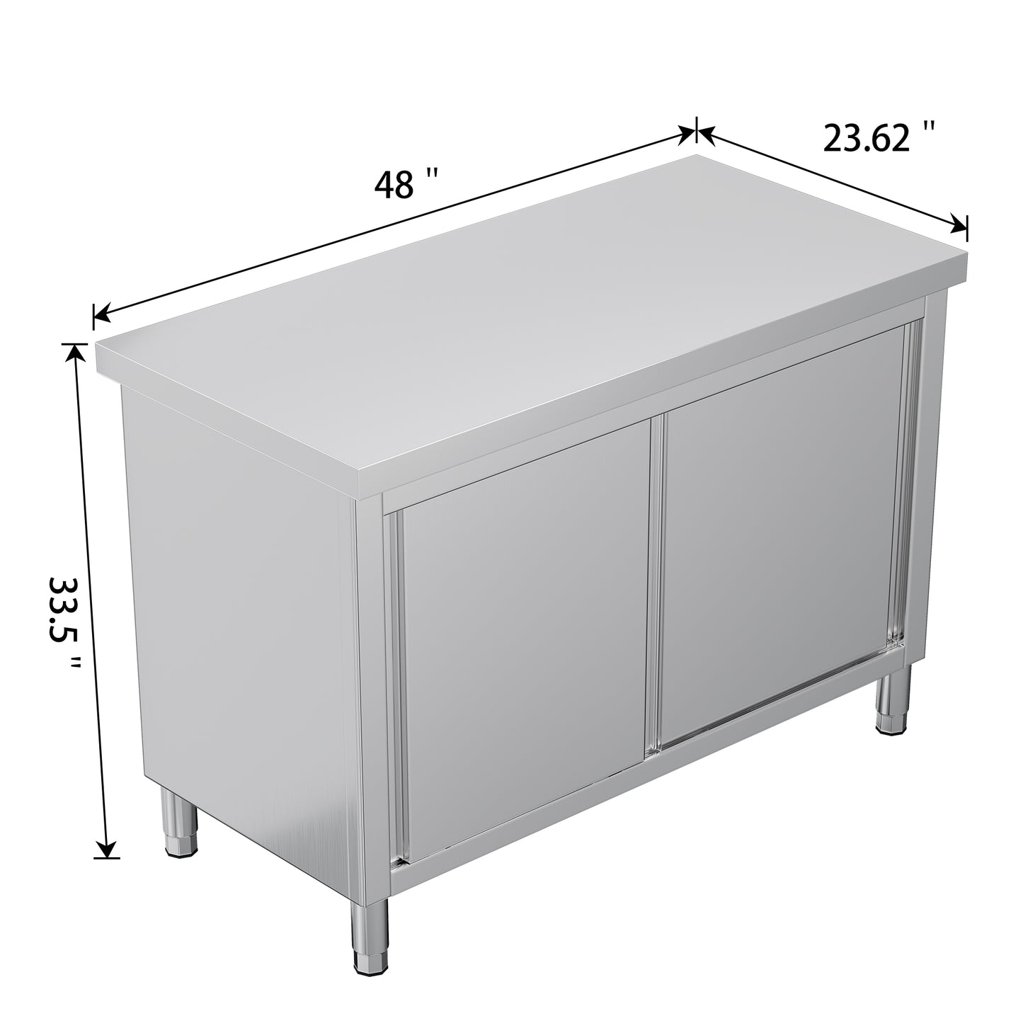 Stainless Steel Work Cabinet Amerlife 