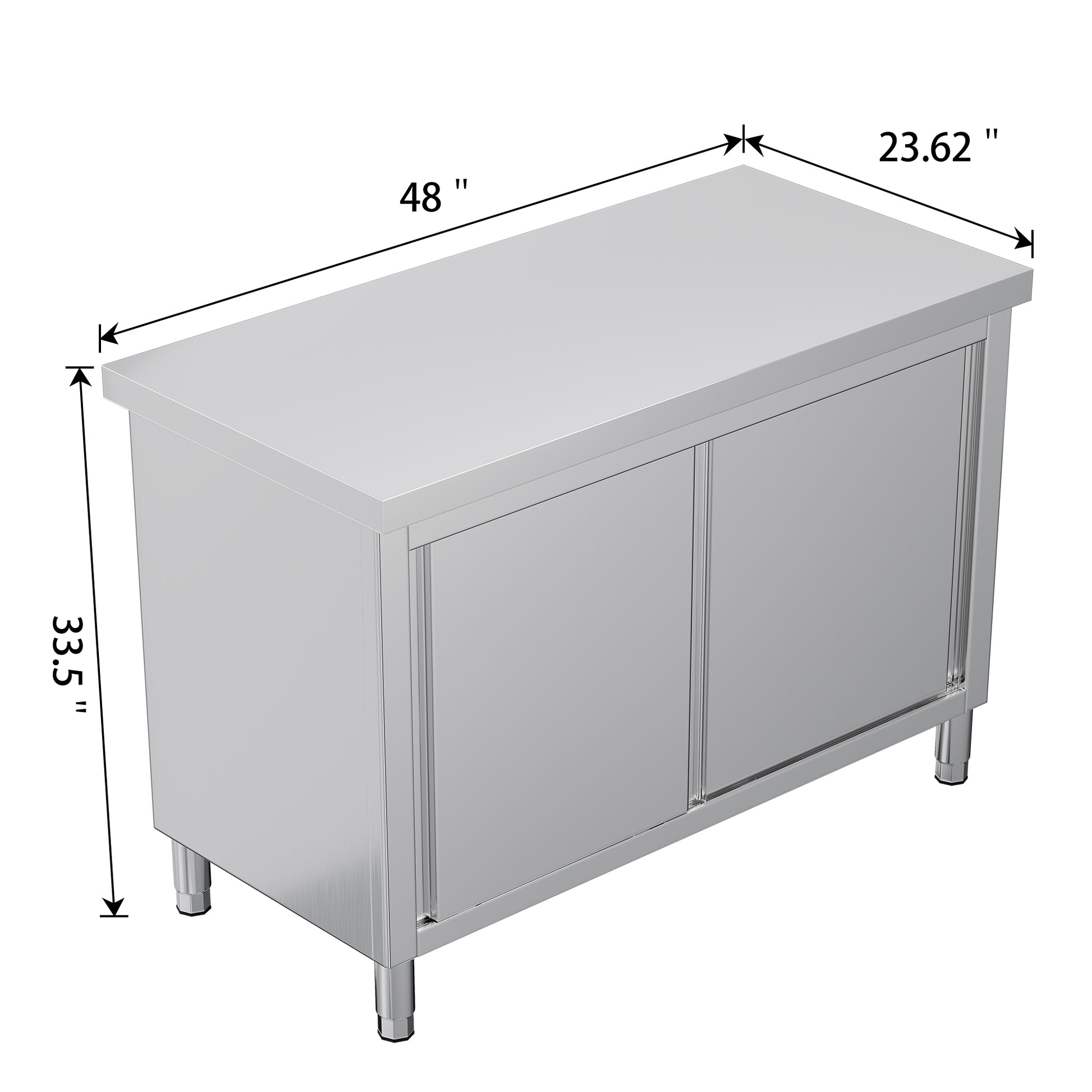 Stainless Steel Work Cabinet Amerlife 