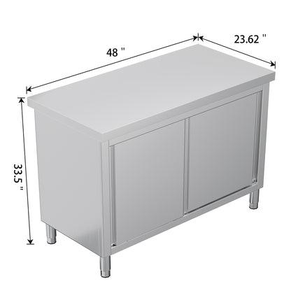 Stainless Steel Work Cabinet Amerlife 