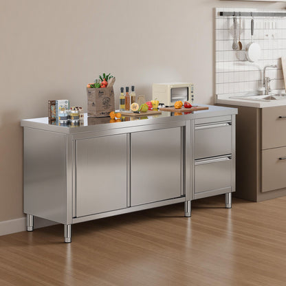 Stainless Steel Work Cabinet Amerlife 