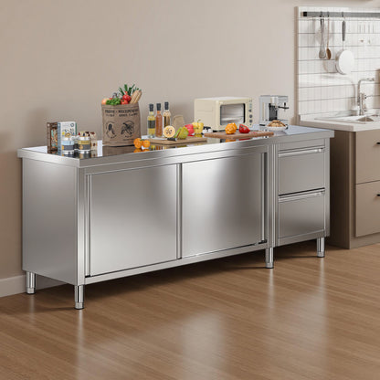 Stainless Steel Work Cabinet Amerlife 