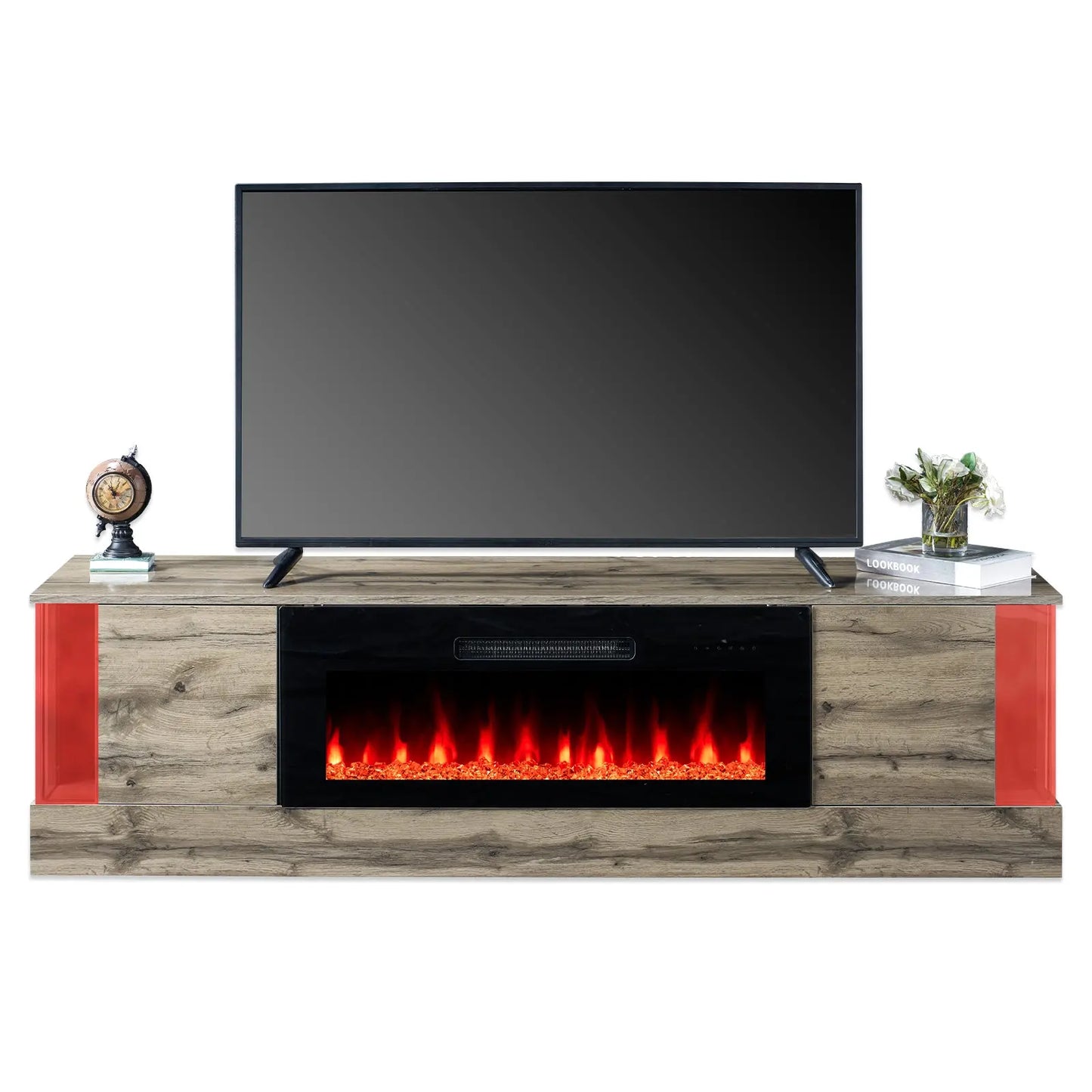 Callisto_70_Fireplace_TV_Stand Grey